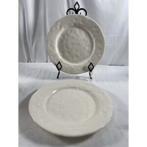 One Matceramica Portugal White 10 3/4” Dinner Plate #64